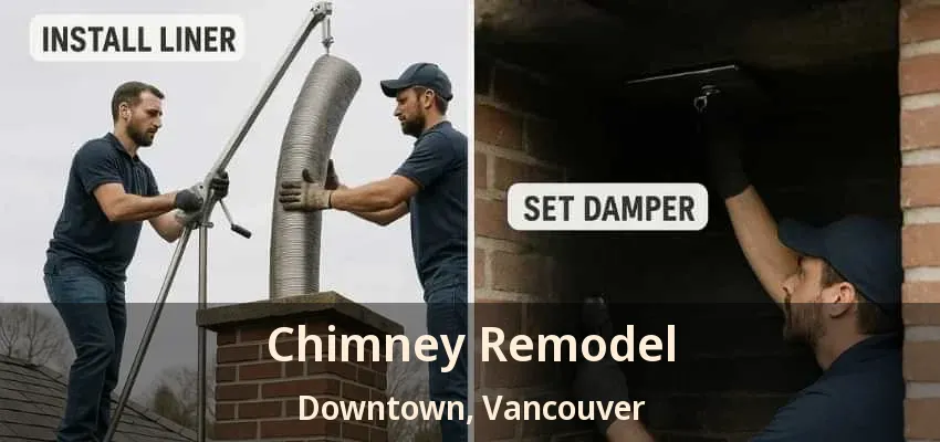 Chimney Remodel Downtown, Vancouver - BC