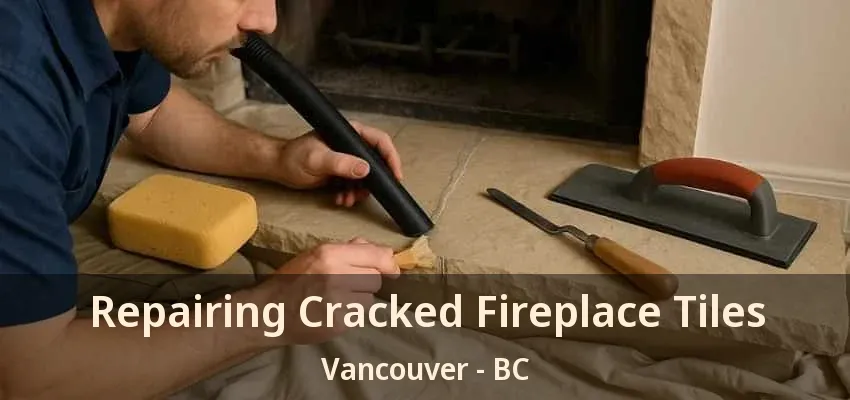 Repairing Cracked Fireplace Tiles Vancouver - BC