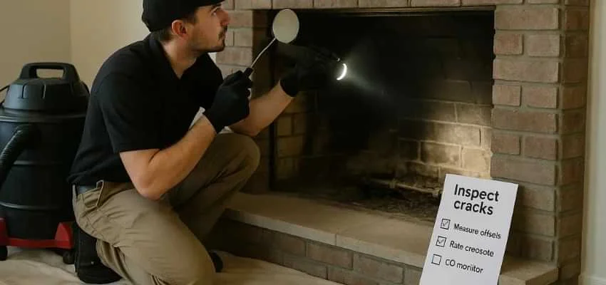 Fireplace Smoke Chamber Repair in Vancouver